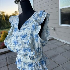 Pretty blue & white Anthropology summer too.